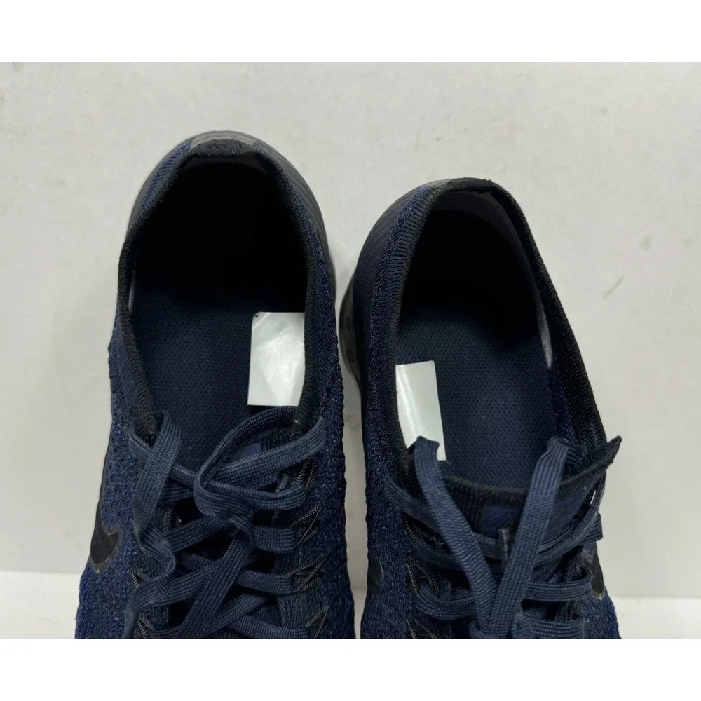 Nike Air VaporMax Flyknit Shoes Mens Size 9 Midnight College Navy 849558-400